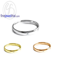 แหวนเพชร-แหวนเงิน-เพชรแท้-เงินแท้925-แหวนหมั้น-แหวนแต่งงาน-R3068di