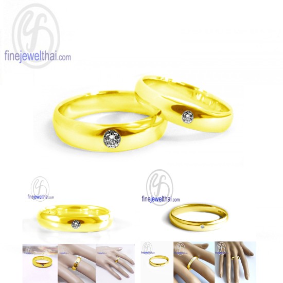 แหวนคู่-แหวนเพชร-แหวนเงินแท้-แหวนหมั้น-แหวนแต่งงาน-Finejewelthai-RC3068cz