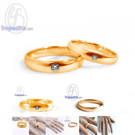 แหวนคู่-แหวนเพชร-แหวนเงินแท้-แหวนหมั้น-แหวนแต่งงาน-Finejewelthai-RC3068cz