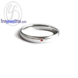 แหวนทับทิม-แหวนเงิน-แหวนพลอย-ทับทิมแท้-R3068rb