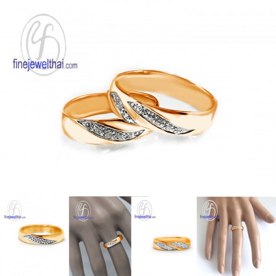 แหวนเพชร-แหวนเงิน-เพชรสังเคราะห์-เงินแท้925-แหวนคู่-แหวนหมั้น-แหวนแต่งงาน-RC3091cz