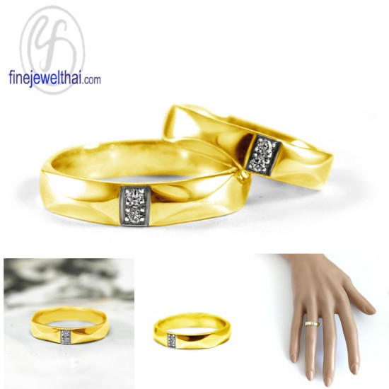 แหวนคู่-แหวนเงินแท้-แหวนเพชร-แหวนหมั้น-แหวนแต่งงาน-Finejewelthai-RC3097di