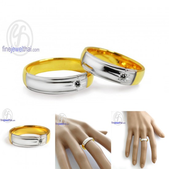 แหวนเพชร-แหวนเงิน-เพชรแท้-เงินแท้925-แหวนหมั้น-แหวนแต่งงาน-RC1263di