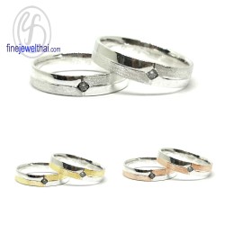 แหวนคู่-แหวนเพชร-แหวนเงินแท้-แหวนหมั้น-แหวนแต่งงาน-Finejewelthai-RC3066cz