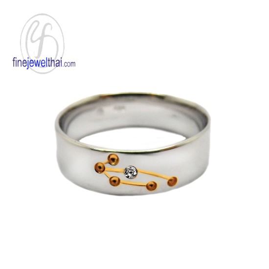 แหวนราศี-ราศีพฤษก-แหวนเพชร-แหวนเงินแท้-Finejewelthai-R1276cz_05