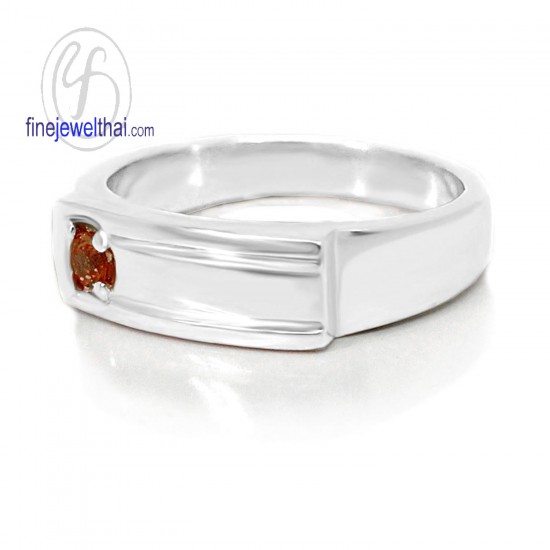 แหวนบุษราคัม-แหวนเงิน-แหวนพลอยแท้-แหวนประจำเดือนเกิด-R1061yl