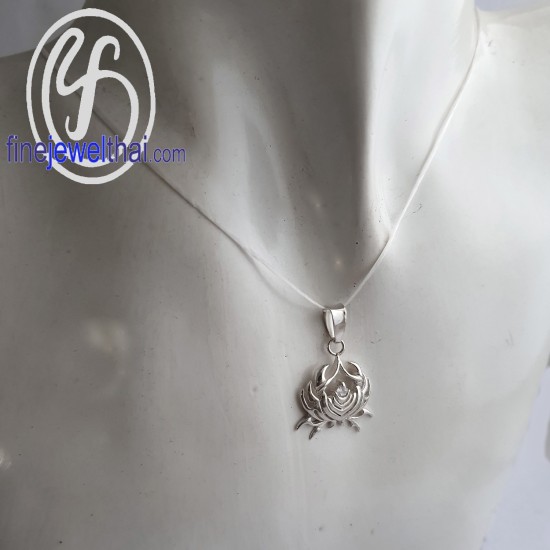 จี้ราศี-ราศีกรกฎ-จี้เพชร-จี้เงินแท้-Finejewelthai-P1168cz00