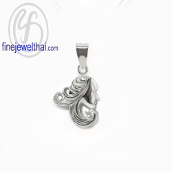 จี้ราศี-ราศีกันย์-จี้เพชร-จี้เงินแท้-Finejewelthai-P1170cz00 จี้ราศี-ราศีกันย์-จี้เพชร-จี้เงินแท้-Finejewelthai-P1170cz00