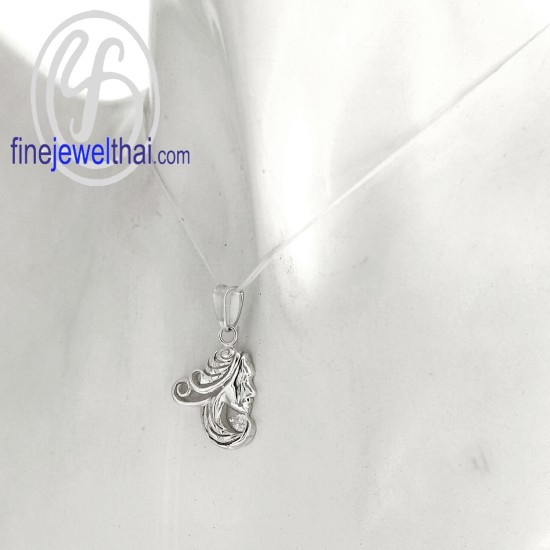 จี้ราศี-ราศีกันย์-จี้เพชร-จี้เงินแท้-Finejewelthai-P1170cz00