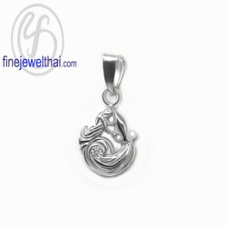 จี้ราศี-ราศีกุมภ์-จี้เพชร-จี้เงินแท้-Finejewelthai-P1175cz00 จี้ราศี-ราศีกุมภ์-จี้เพชร-จี้เงินแท้-Finejewelthai-P1175cz00
