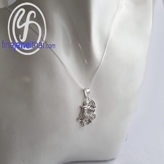 จี้ราศี-ราศีธนู  -จี้เพชร-จี้เงินแท้-Finejewelthai-P1173cz00