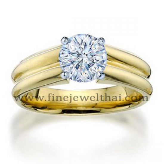 แหวนหมั้น-แหวนเพชรแท้-แหวนทองคำ-พร้อมใบรับประกัน-RS014DG