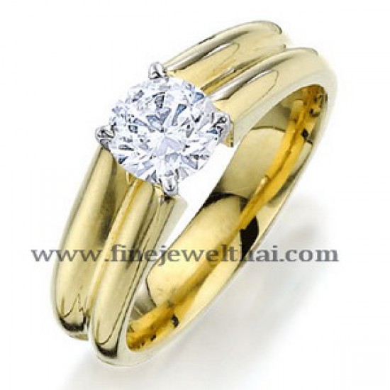 แหวนหมั้น-แหวนเพชรแท้-แหวนทองคำ-พร้อมใบรับประกัน-RS014DG