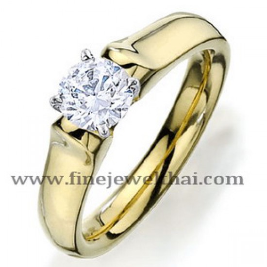 แหวนหมั้น-แหวนเพชรแท้-แหวนทองคำ-พร้อมใบรับประกัน-RS017DG