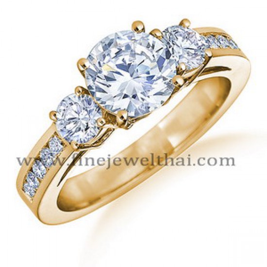 แหวนหมั้น-แหวนเพชรแท้-แหวนทองคำ-พร้อมใบรับประกัน-RMG3