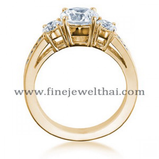แหวนหมั้น-แหวนเพชรแท้-แหวนทองคำ-พร้อมใบรับประกัน-RMG3