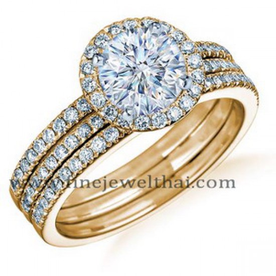 แหวนหมั้น-แหวนเพชรแท้-แหวนทองคำ-พร้อมใบรับประกัน-RMG15