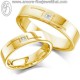 แหวนแต่งงาน แหวนคู่ แหวนคู่แต่งงาน แหวนทองคำ/ Wedding Diamond couple Gold Ring ,  RWCD004G