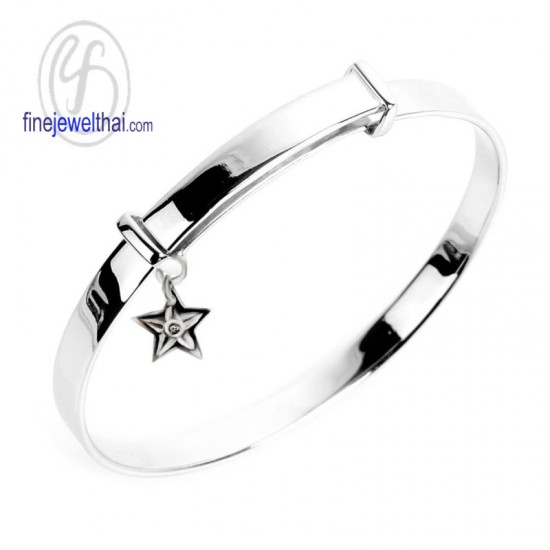 Children-Bangle-Diamond-Cz-silver-Bangle-gifts-for-babies-special-discounts-G1004cz00s