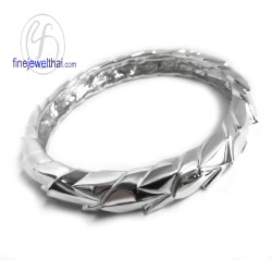 กำไลกลีบบัว-งานสุวัน-กำไลเงินแท้-finejewelthai-SWB006