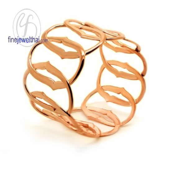 กำไลบัว-ลายเรียบ-งานสุวัน-กำไลเงินแท้-ชุบทองสีชมพู-finejewelthai-SWB001-PG กำไลบัว-ลายเรียบ-งานสุวัน-กำไลเงินแท้-ชุบทองสีชมพู-finejewelthai-SWB001-PG