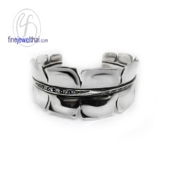 กำไลใบตอง-งานสุวัน-กำไลเงิน-finejewelthai-SWB009