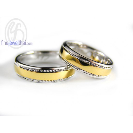Whitegold-WG750-18K-Engagement-Wedding-Ring-RWG43 (Two ring)
