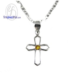 จี้ซิทริน-จี้ไม้กางเขน-จี้พลอย-ซิทรินแท้-พลอยประจำเดือน-P1121ct จี้ซิทริน-จี้ไม้กางเขน-จี้พลอย-ซิทรินแท้-พลอยประจำเดือน-P1121ct