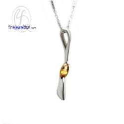 จี้ซิทริน-จี้พลอย-ซิทรินแท้-พลอยประจำเดือน-P1070ct