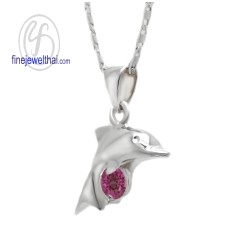 จี้ทับทิม-เงินแท้-จีั้โลมา-จี้พลอย-พลอยประจำเดือนเกิด-P1094rb จี้ทับทิม-เงินแท้-จีั้โลมา-จี้พลอย-พลอยประจำเดือนเกิด-P1094rb