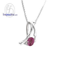จี้ทับทิม-เงินแท้-จี้พลอย-พลอยประจำเดือนเกิด-P1126rb จี้ทับทิม-เงินแท้-จี้พลอย-พลอยประจำเดือนเกิด-P1126rb