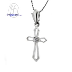 จี้เพชร-จี้เงิน-จี้ไม้กางเขน-เพชรแท้-cz-พลอยประจำเดือนเกิด-Finejewelthai-Diamond_Gift_set76 จี้เพชร-จี้เงิน-จี้ไม้กางเขน-เพชรแท้-cz-พลอยประจำเดือนเกิด-Finejewelthai-Diamond_Gift_set76