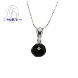 จี้นิล-จี้พลอยแท้-จี้เงิน-พลอยประจำเดือน-P3016on