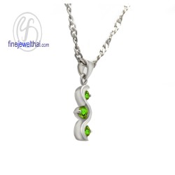 จี้เพอริดอท-จี้เงิน-จี้พลอย-พลอยประจำเดือน-P1009pd จี้เพอริดอท-จี้เงิน-จี้พลอย-พลอยประจำเดือน-P1009pd