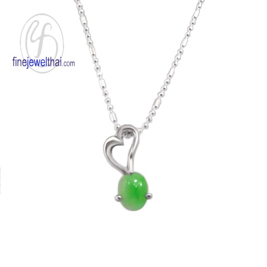 จี้หยก-เงินแท้-จี้พลอย-พลอยประจำเดือนเกิด-P1052jd00