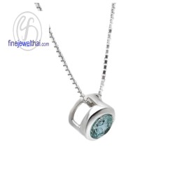 จี้อะควอมารีน-เงินแท้-จี้พลอย-พลอยประจำเดือนเกิด-P1100aq จี้อะควอมารีน-เงินแท้-จี้พลอย-พลอยประจำเดือนเกิด-P1100aq