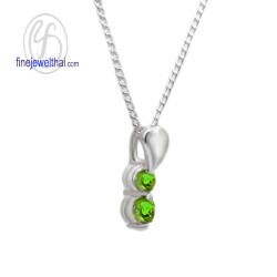 จี้เพอริดอท-จี้หัวใจ-จี้เงิน-จี้พลอย-พลอยประจำเดือน-P1031pd จี้เพอริดอท-จี้หัวใจ-จี้เงิน-จี้พลอย-พลอยประจำเดือน-P1031pd