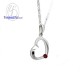 จี้โกเมน-จี้พลอย-จี้หัวใจ-พลอยประจำเดือน-P1102gm จี้โกเมน-จี้พลอย-จี้หัวใจ-พลอยประจำเดือน-P1102gm