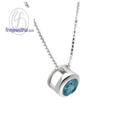 จี้โทพาซ-จี้เงินแท้-จี้พลอย-พลอยประจำเดือนเกิด-P1100tp