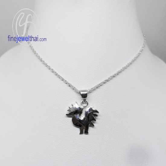 จี้เงินแท้-จี้นักษัตร-เงินแท้-ปีระกา-ปีไก่-Finejewelthai-P114500_10