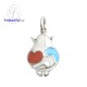 Enamel-Cow-silver-Pendant-finejewelthai-P106501E