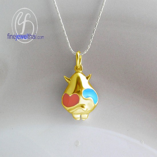 Enamel-Cow-silver-Pendant-finejewelthai-P10650000E_g Enamel-Cow-silver-Pendant-finejewelthai-P10650000E_g