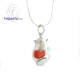 จี้วัว-จี้ลงสี-จี้เงิน-เงินแท้-P106502000E