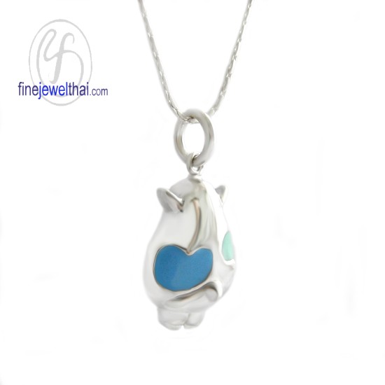จี้วัว-จี้ลงสี-จี้เงิน-เงินแท้-P106503000E