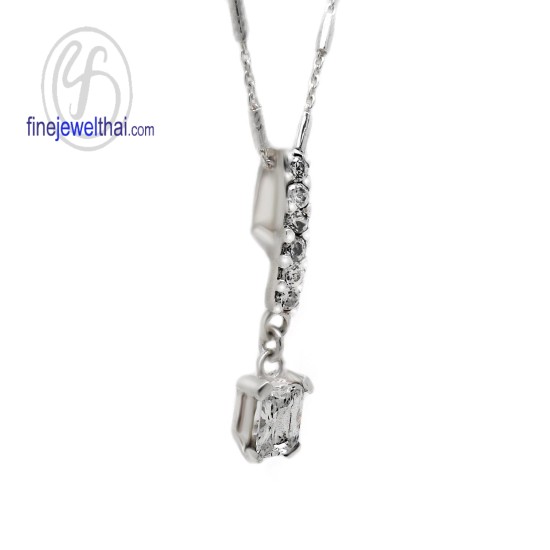 จี้เพชร-จี้เงิน-เพชร-cz-พลอยประจำเดือนเกิด-Finejewelthai-P1087cz-Em