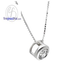 จี้เพชร-จี้เงิน-เพชร-cz-พลอยประจำเดือนเกิด-Finejewelthai-P1100cz