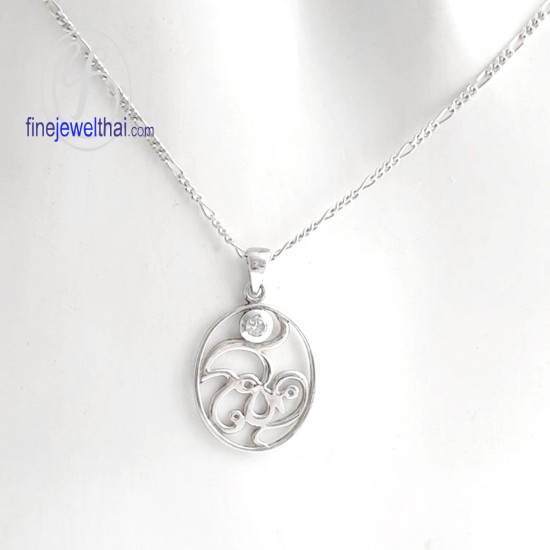 จี้เพชร-จี้โชคดี-จี้เงิน-เพชร-cz-พลอยประจำเดือนเกิด-Finejewelthai-P1043cz จี้เพชร-จี้โชคดี-จี้เงิน-เพชร-cz-พลอยประจำเดือนเกิด-Finejewelthai-P1043cz