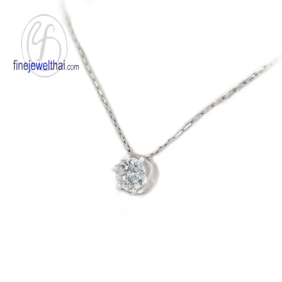 จี้เพชร-จี้เงิน-เพชร-cz-พลอยประจำเดือนเกิด-Finejewelthai-P1056cz02e