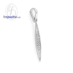 จี้เพชร-จี้เงิน-เพชร-cz-พลอยประจำเดือนเกิด-Finejewelthai-P1157cz00