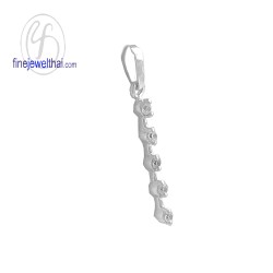จี้เพชร-จี้เงิน-เพชร-cz-พลอยประจำเดือนเกิด-Finejewelthai-P1158cz00